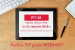 baner akcji informacyjnej na temat elektronicznie składanego PITA28