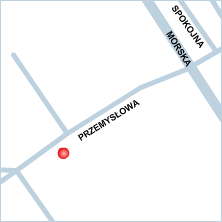 Plan dojazdu do Pierwszego Urzędu Skarbowego w Koszalinie