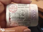 Blister tabletek z nazwą Albendazole 