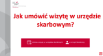Napis: Jak umówić wizytę w urzędzie skarbowym