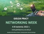Giełda Pracy. Networking Week. 4-8 kwietnia 2022 r. www.gieldapracy.usz.edu.pl. Akademickie Biuro Karier Uniwersytetu Szczecińskiego.