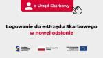 Grafika z napisem: Logowanie do e-Urzędu Skarbowego w nowej odsłonie