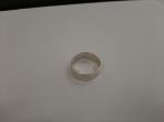 Obrączka srebrna o szerokości 0,8 cm
