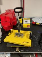 prasa termotransferowa koloru żółtego