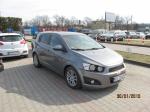 Samochód osobowy Chevrolet Aveo w kolorze szary metalik. Pięciodrzwiowy. 