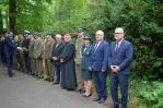 Uroczystości z okazji 81. rocznicy zakończenia II wojny światowej przy pomniku Pamięci Kombatantów na Cmentarzu Centralnym w Szczecinie.